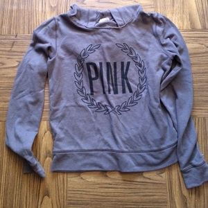 Gray PINK hoodie