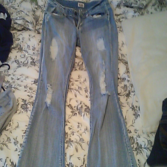 Faded jeans
