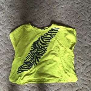 Lime green top