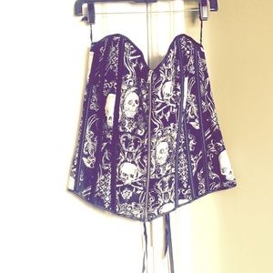 Skull and bones full corset