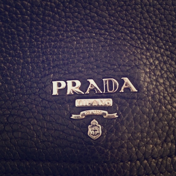 Authentic Prada Black Leather Purse