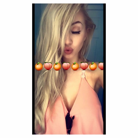 Peach Crop Top
