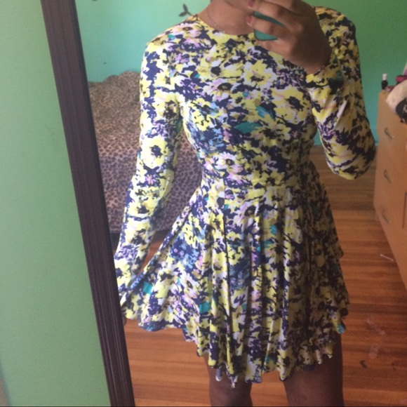 H&M multicolored floral dress!