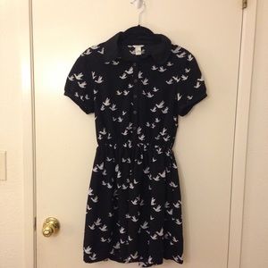 Forever 21 Bird Dress Size Small
