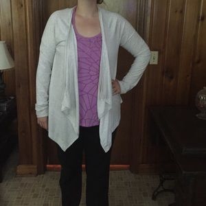 Heather grey lightweight sweater