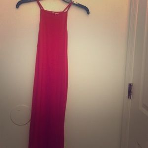 Size Medium red maxi dress from H&M