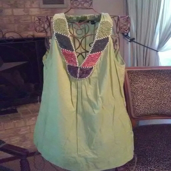 Beaded Tank Top