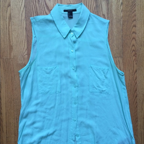 MINT f21 SLEEVELESS BLOUSE - Picture 2 of 2