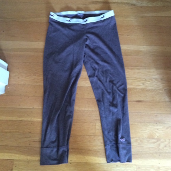 Brown and Light Gray Cropped Leggings Bundle!