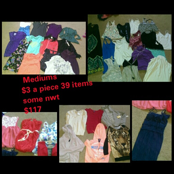 Closet clearance ?? bundle mediums dresses tops