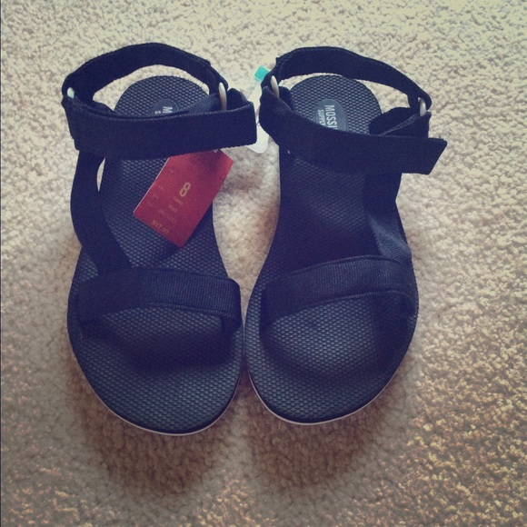 BRAND NEW Black Sport Sandals From Target!