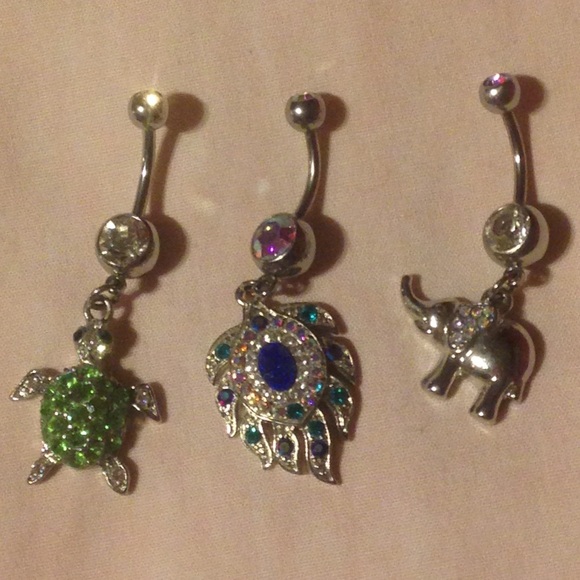 Dangle belly button rings! - Picture 1 of 1