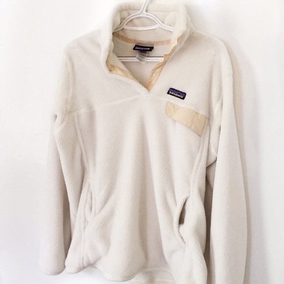 white patagonia fleece reserved