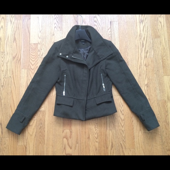 MILITARY INSPIRED MOTO JACKET - Picture 2 of 3