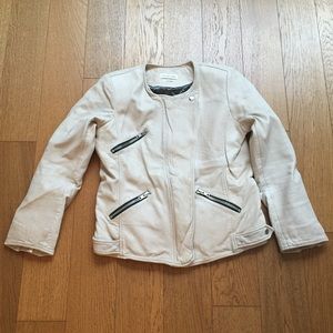 Étoile Isabel Marant "Bradi" washed-leather jacket