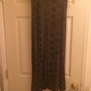 snake skin print skirt