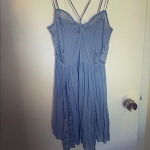 Free people scrappy front fit and flare slip