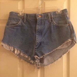 Denim shorts