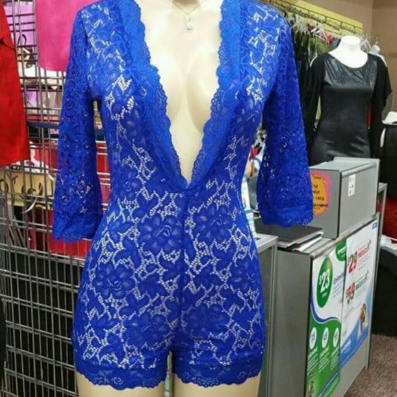 Beautiful royal blue jumpsuit/romper!! Size S,M,