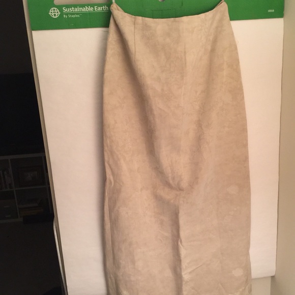 Kay Unger long silk skirt