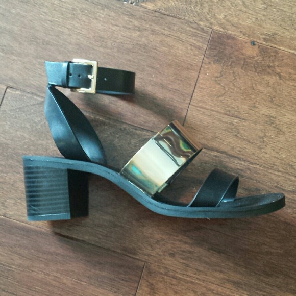 Zara block heel sandal