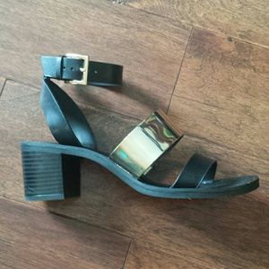 Zara block heel sandal