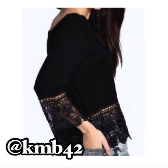 SOLD Wine Red Boho Blouse - Picture 4 of 4