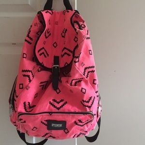 Pink tribal back pack