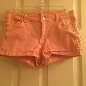 Pink shorts