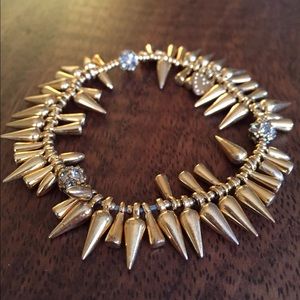 Stella & Dot Golden Renegade Cluster Bracelet