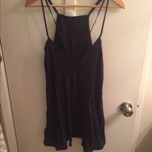 High neck strappy  dress