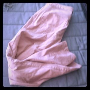 Pastel pink skinny jeans