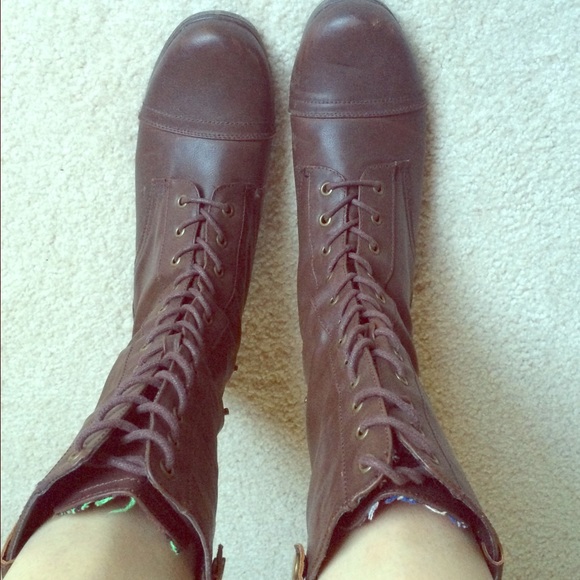 Forever 21 Foldover Aztec Print Boots