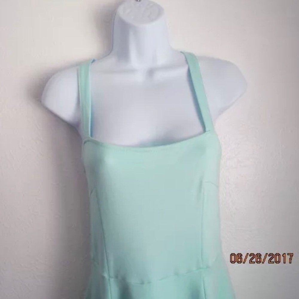 Mint green dress