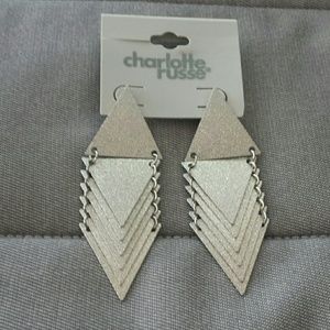 Geometric drop earrings