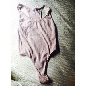 American apparel lavender body suit