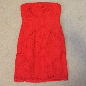 Coral summer dress