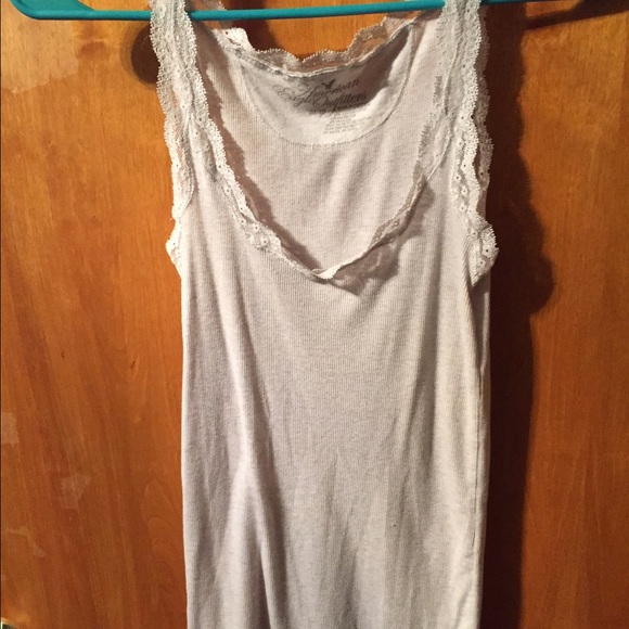Lace trim tank American eagle
