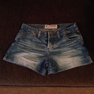 Denim shorts