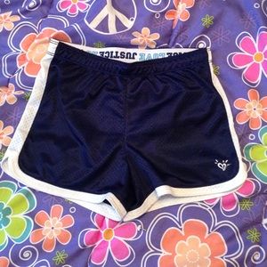 BNWOT Navy Blue Justice Athletic Shorts