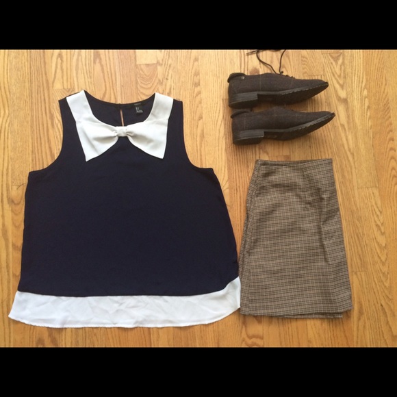 F21 BOW BLOUSE