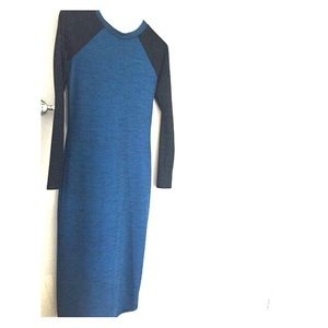 Body con two tone dress
