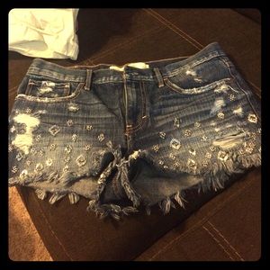 Embellished Jean Shorts