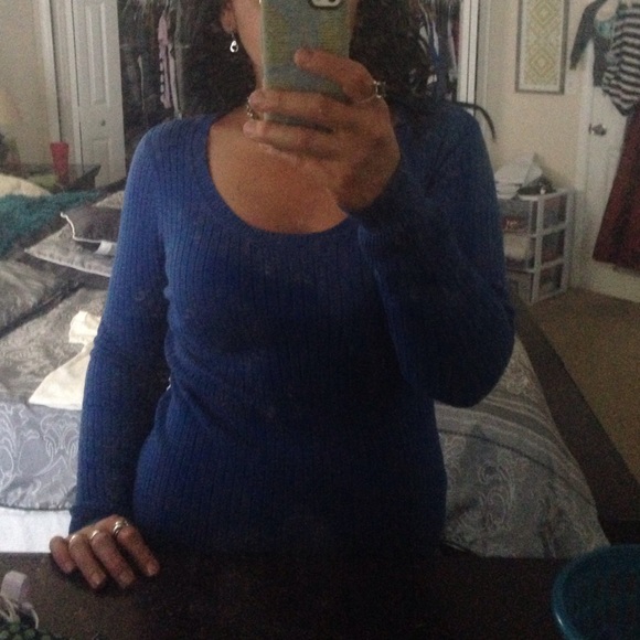 Blue sweater