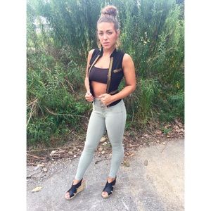 Black and Gold Club top