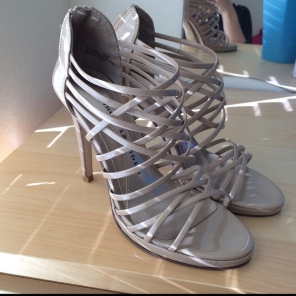 Chinese Laundry Shoes - Nude strappy heels