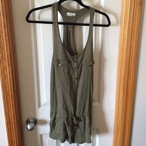 Dark green romper