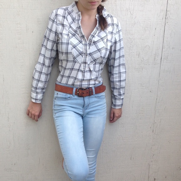 White and Black Flannel