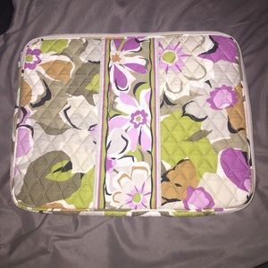 Vera Bradley laptop case for 13" or smaller.