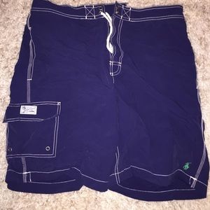 Men's Polo Ralph Lauren Navy swim trunks